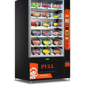 Snack Vending Machine Combo Credit Card Reader Bill Acceptor Security Lock LED