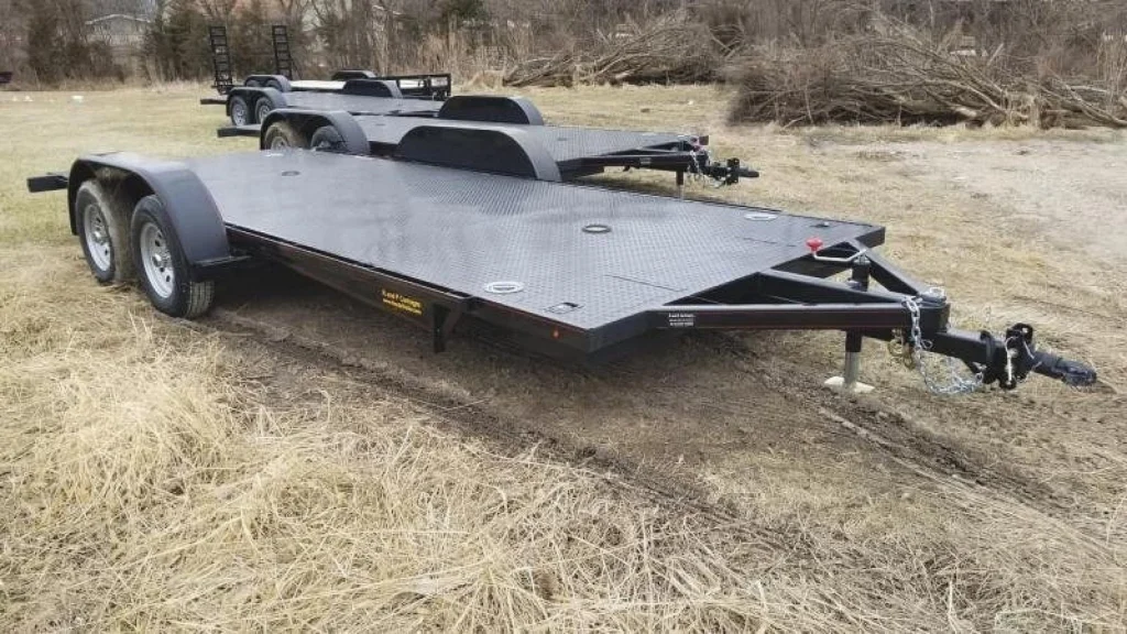 2025 7K Kwik Load Trailers 7x18 Steel Texas Rollback Open Auto Hauler / Racing