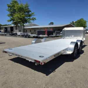 2025 Aluma 8218 Tilt Anniversary Car Hauler Trailer Aluminum New