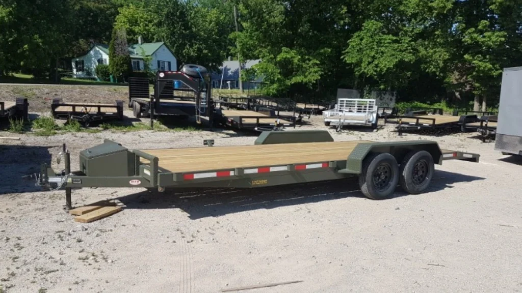 2026 MEB 7x20 Open Wood Deck Auto Hauler Car / Racing Trailer 7K