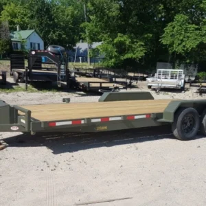 2026 MEB 7x20 Open Wood Deck Auto Hauler Car / Racing Trailer 7K
