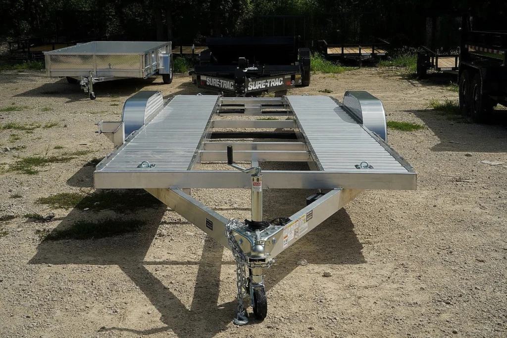 2026 R&R Trailers 718CHE Open Center Car Hauler 7K