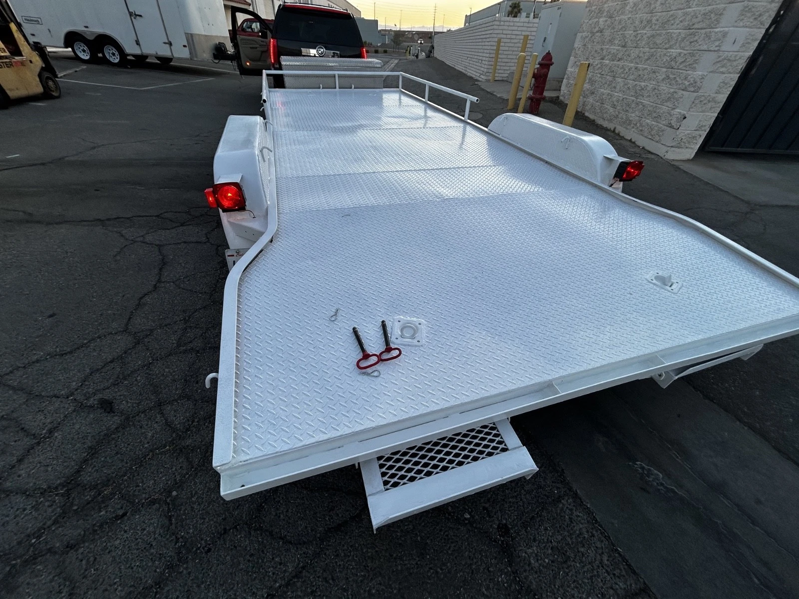Flatbed trailer car hauler - Image 5