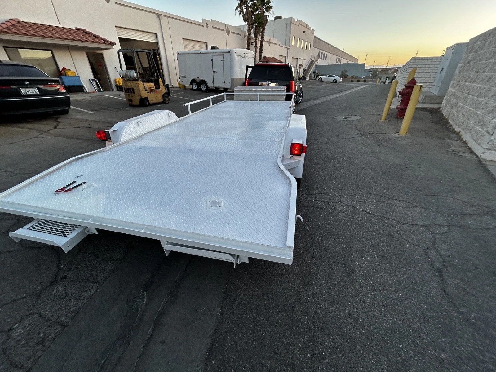 Flatbed trailer car hauler - Image 6