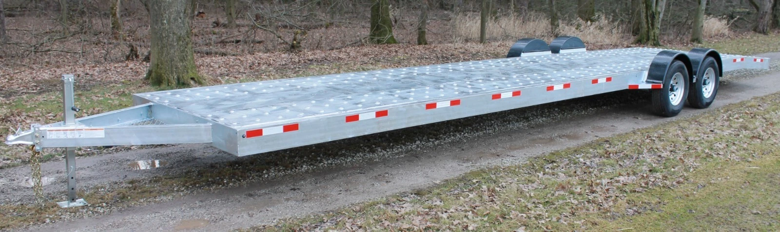 NEW_2026_35 ft_HOT DIP GALVANIZED 2 Car Open Hauler Trailer flatbed 14,000 LBS - Image 4