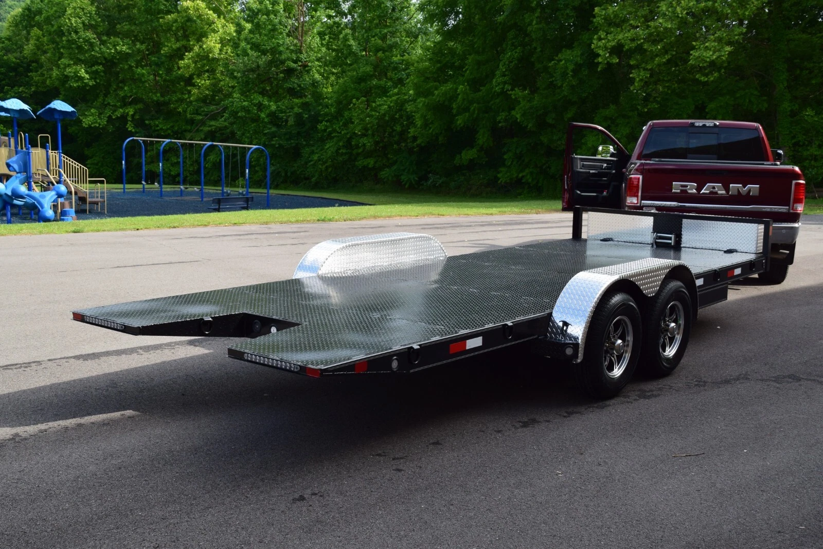 New 2025 Fitzgerald / Trax Speedy Tilt Car Trailer / Car Hauler 20 ft trailers - Image 3