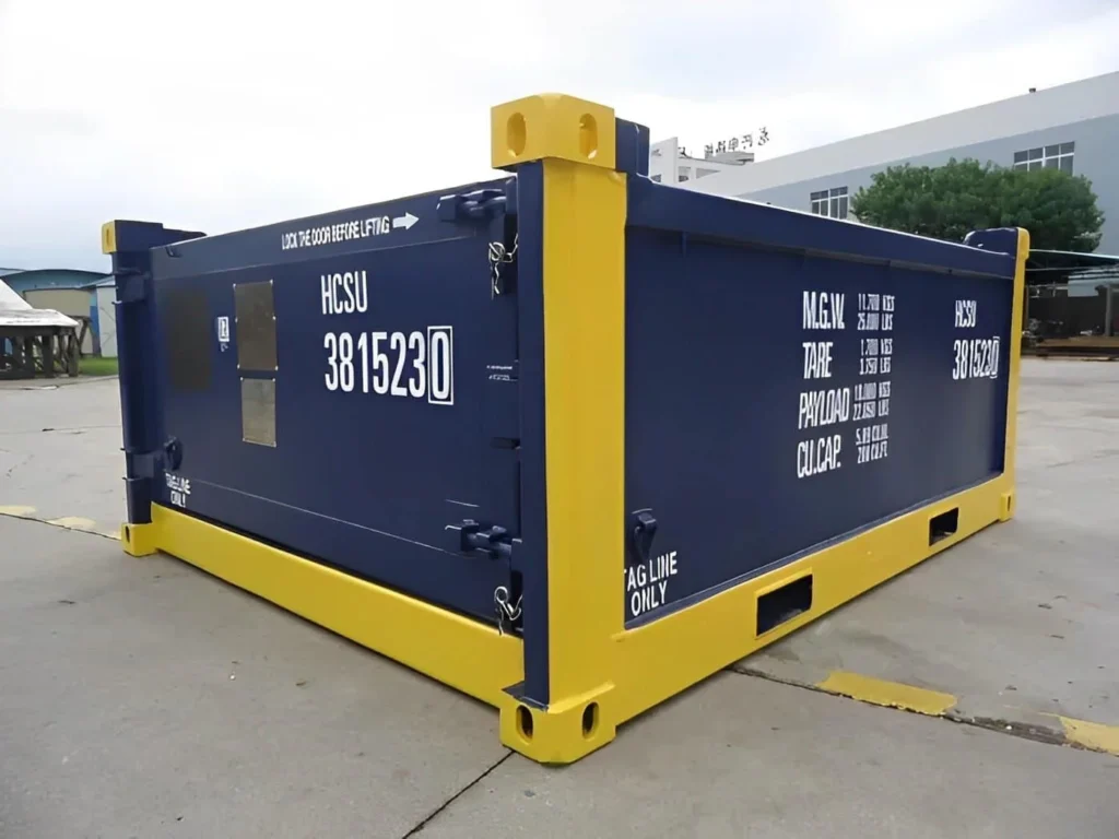 10ft DNV 2.7-1 Half Height Open Top Offshore Container | Stackable Corten Steel | ISO & EN12079 Certified