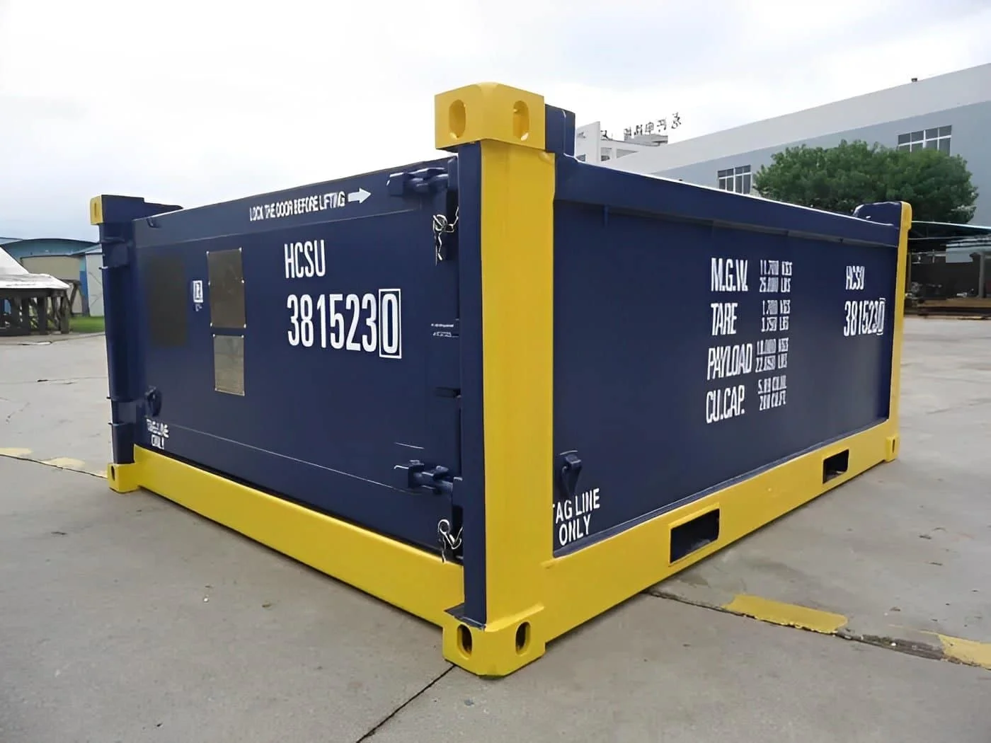 10ft DNV 2.7-1 Half Height Open Top Offshore Container | Stackable Corten Steel | ISO & EN12079 Certified