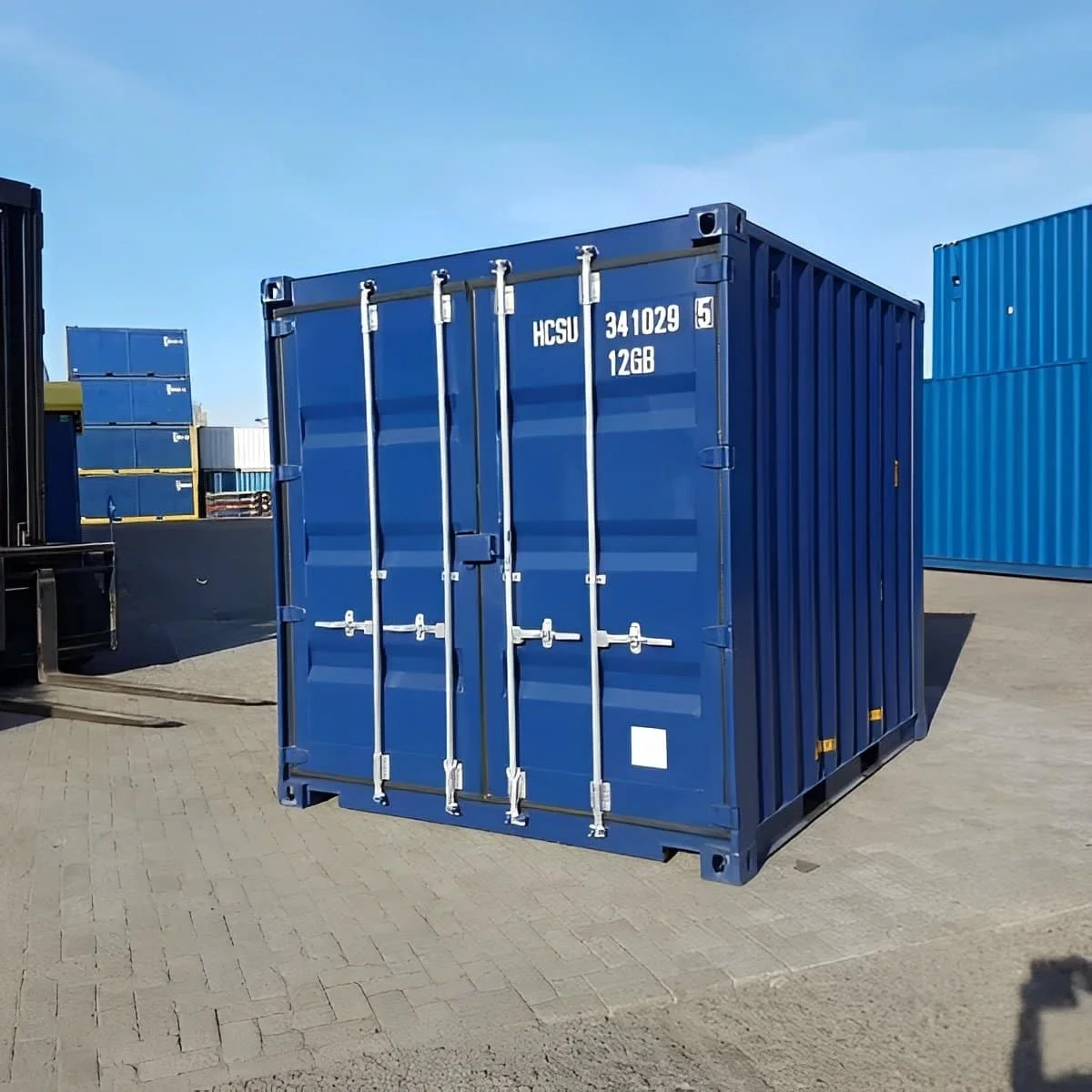10ft Double Door Shipping Container | ISO & CSC Certified | Corten Steel | Front & Rear Access - Image 6