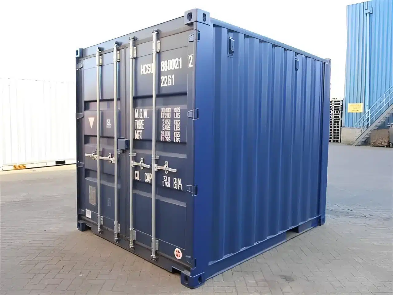 10ft Double Door Shipping Container | ISO & CSC Certified | Corten Steel | Front & Rear Access - Image 5
