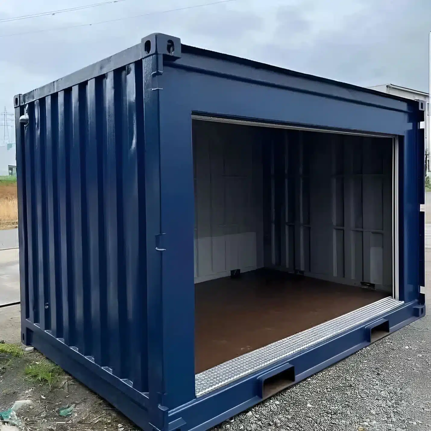 10ft Side Roll-Up Door Storage Container | Corten Steel | Weather-Resistant Secure Storage - Image 2