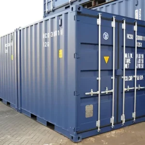 10ft x 8ft One Trip Blue Shipping Container | Heavy-Duty Cor-Ten Steel | ISO & CSC Certified Storage Unit