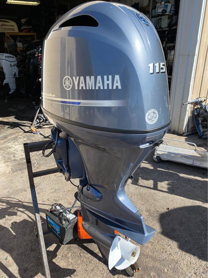 2019 Yamaha 115 HP 4-Stroke Outboard Motor | 25-Inch Shaft Remote Model with Electric Start & Power Trim