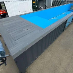 12M / 40ft Portable Container Swimming Pool | Luxury Outdoor Pool with Heating, Filtration & LED Lighting