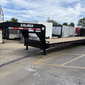 Used 2023 Caliber 8.5' X 40' (35+5) GN Equipment Trailer (2)8K Axles