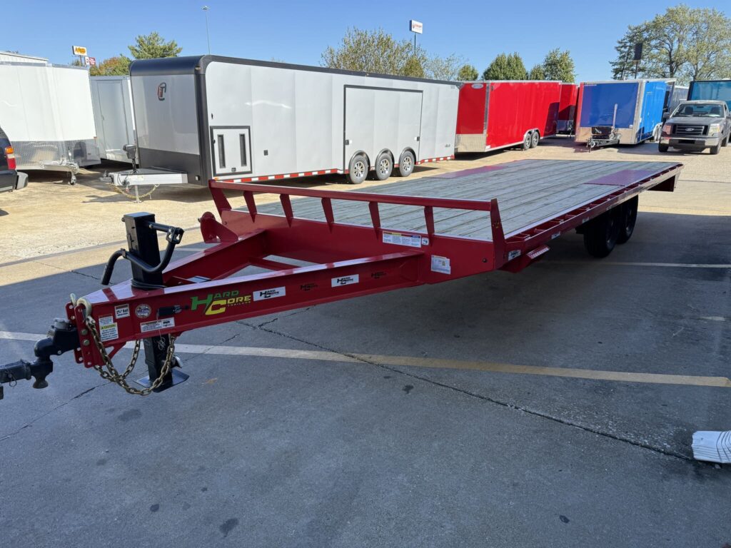New 2026 Hardcore 8.5' x 22' Flat Bed (2)8K Axles Equipment Trailer