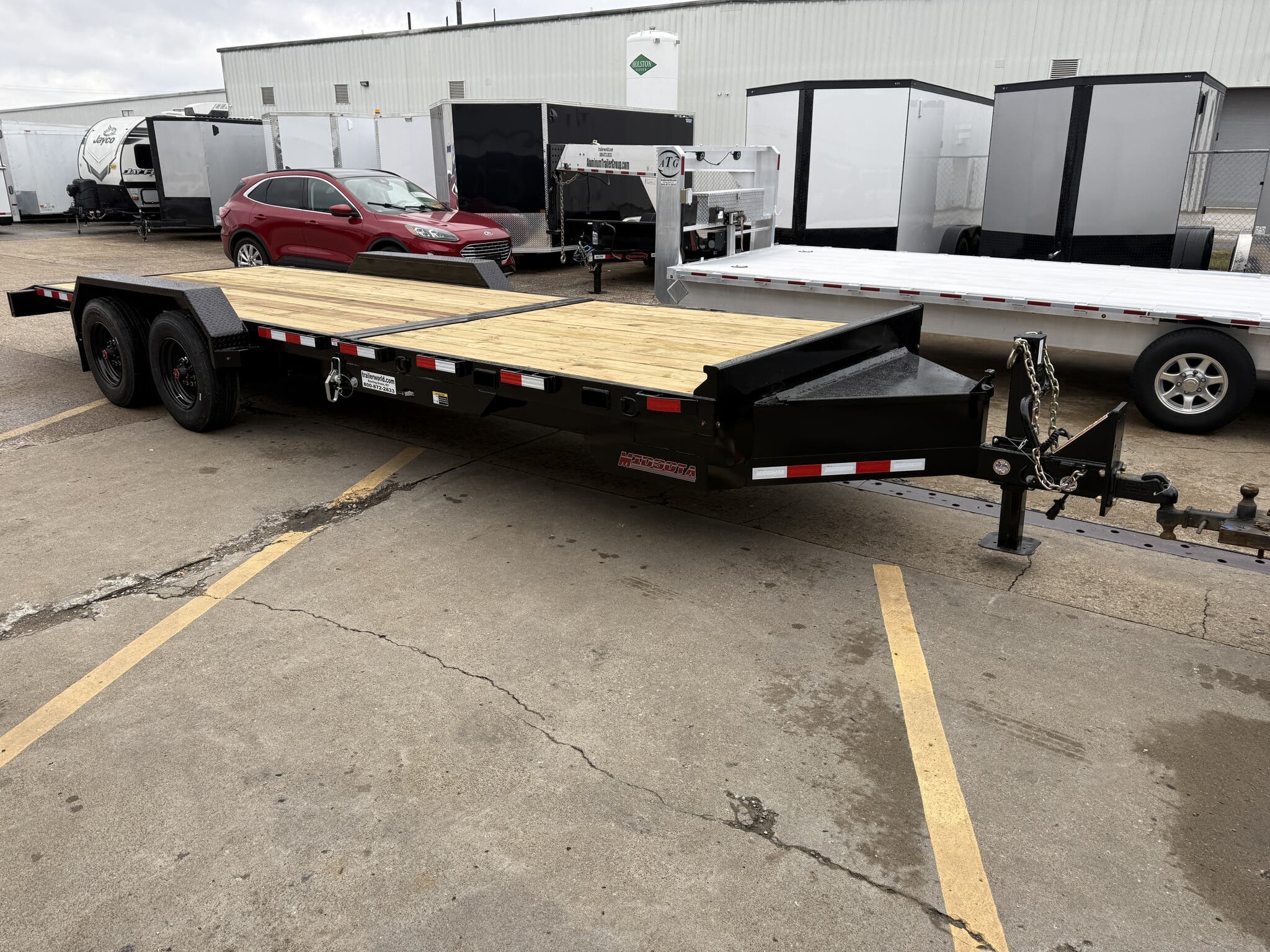 New 2026 Midsota 83" x 24' Tilt Bed (2)10K Axles Equipment Trailer - Image 2