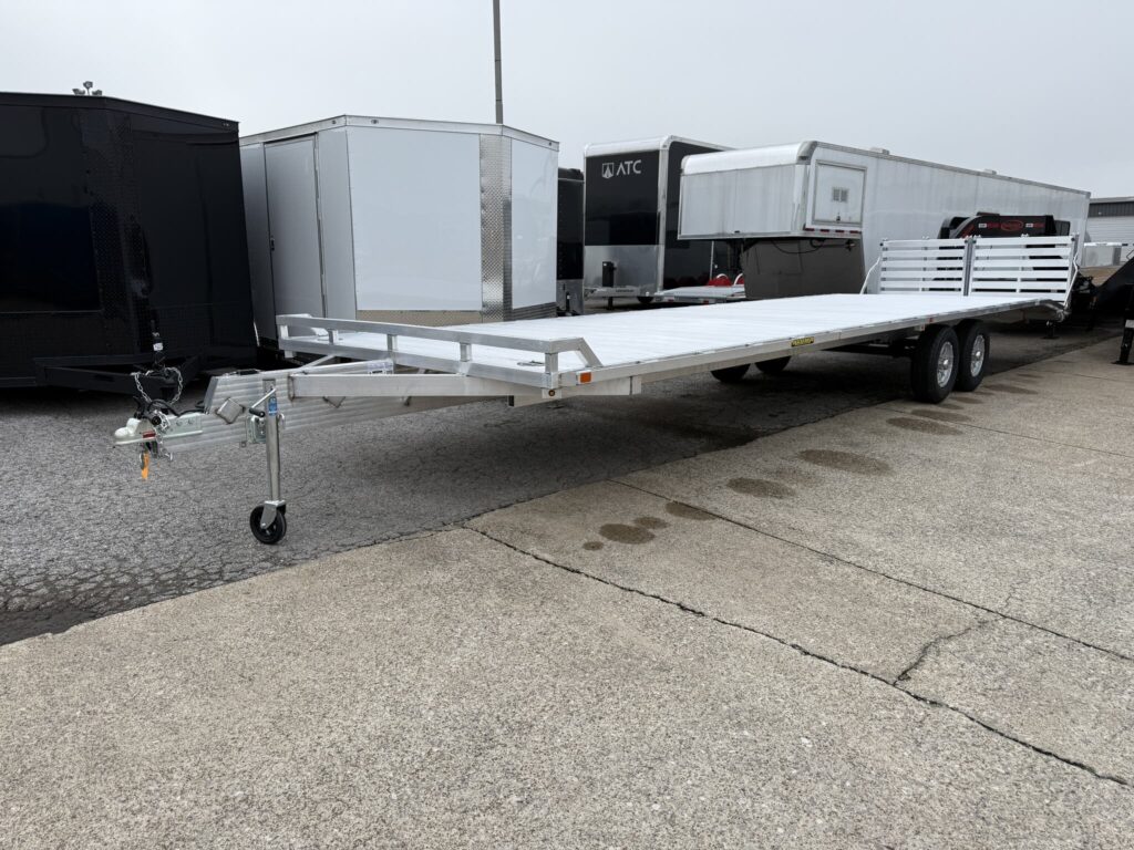 New 2026 Aluma 1030H BT 100" x 30' Golf Cart Carrier with 2 x 5200# Axles