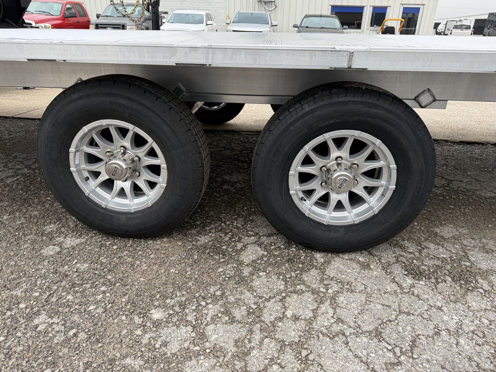 New 2026 Aluma 1030H BT 100" x 30' Golf Cart Carrier with 2 x 5200# Axles - Image 7