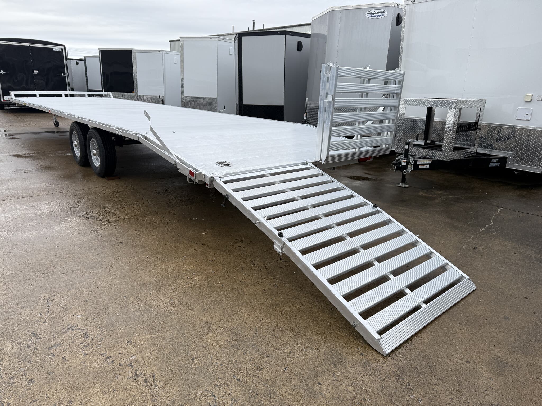 New 2026 Aluma 1030H BT 100" x 30' Golf Cart Carrier with 2 x 5200# Axles - Image 13