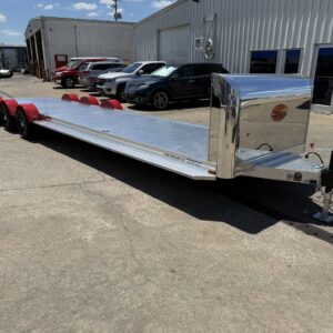 New 2027 Sundowner 6'7" x 35' (3)5.2K Axles Aluminum 2 Car Hauler