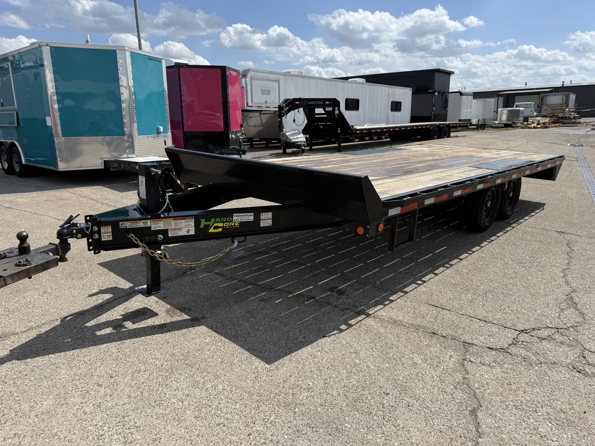 New 2026 Hardcore 8.5' x 20' Deckover Slide-in Ramps (2)7K Axles - Image 2