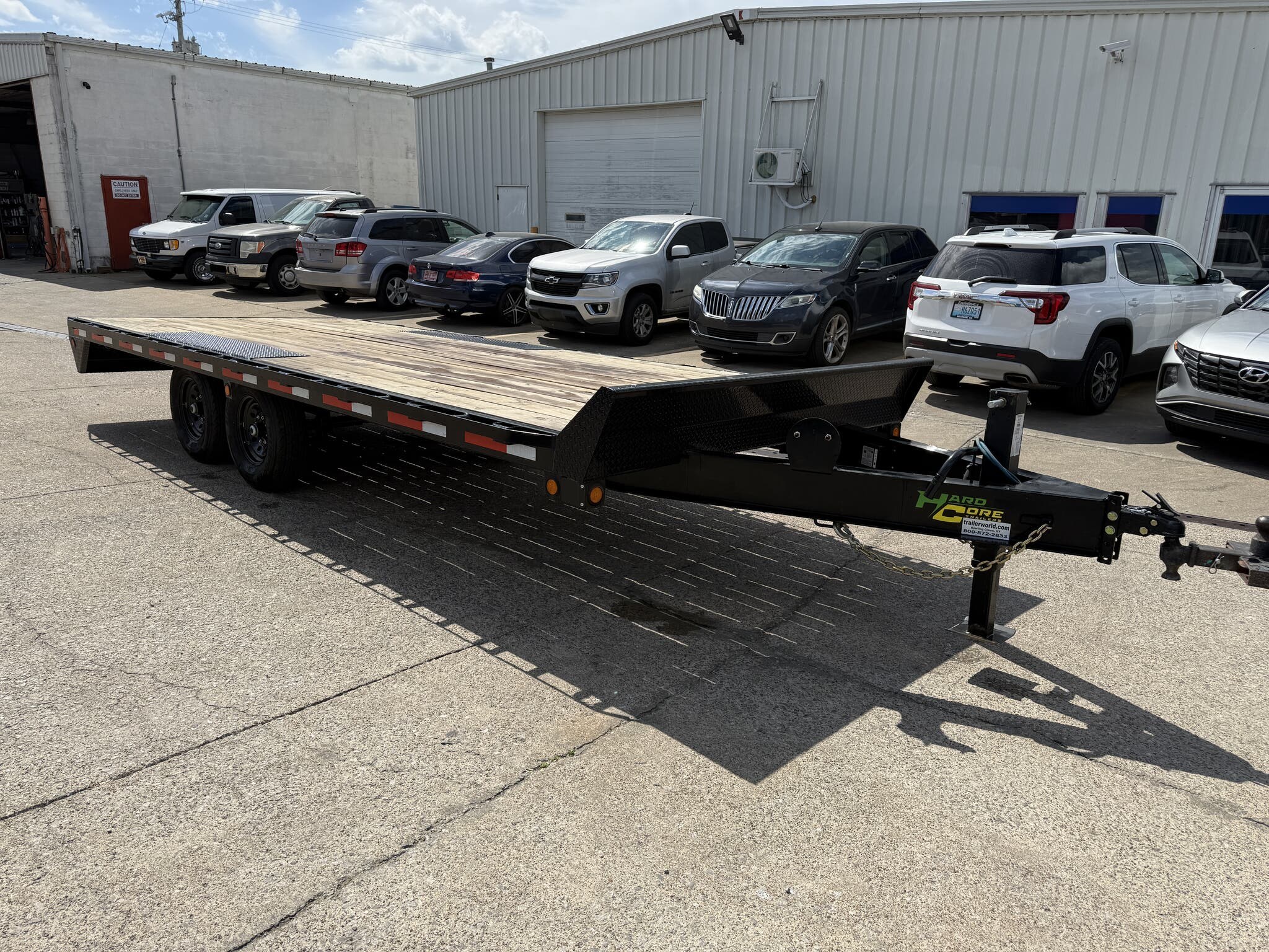 New 2026 Hardcore 8.5' x 20' Deckover Slide-in Ramps (2)7K Axles