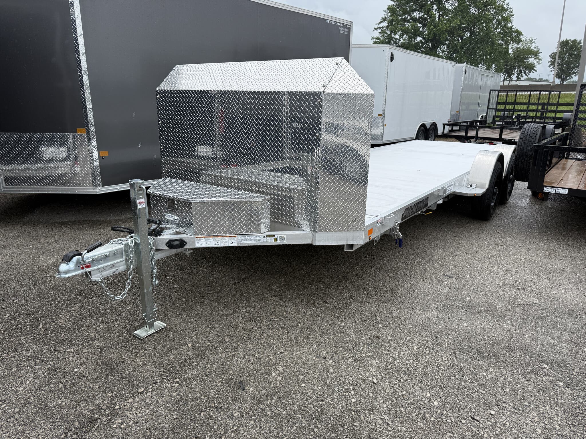 New 2027 Aluma 8220H-LP-TILT 82" x 20' Heavy Axle Low Profile Tilt Car Hauler - Image 15