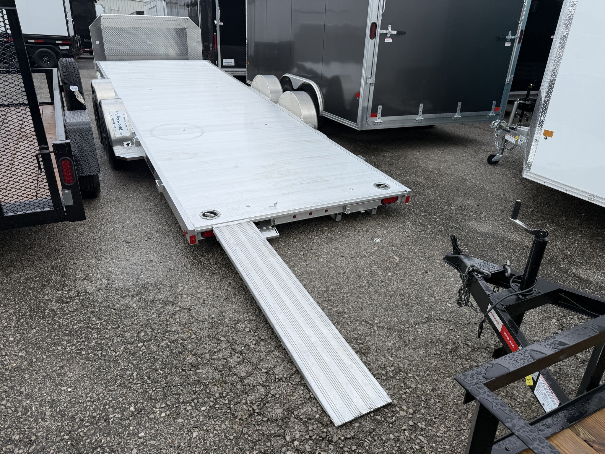 New 2027 Aluma 8220H-LP-TILT 82" x 20' Heavy Axle Low Profile Tilt Car Hauler