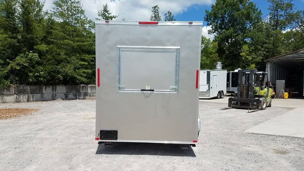 7' x 16' Arizona Beige Enclosed Custom Concession Trailer - Image 5