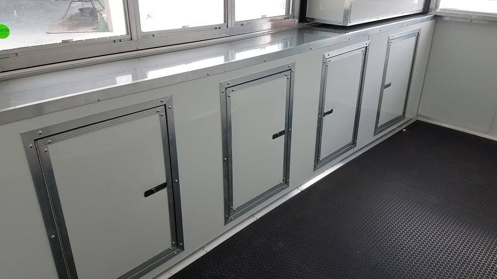 7' x 16' Arizona Beige Enclosed Custom Concession Trailer - Image 8