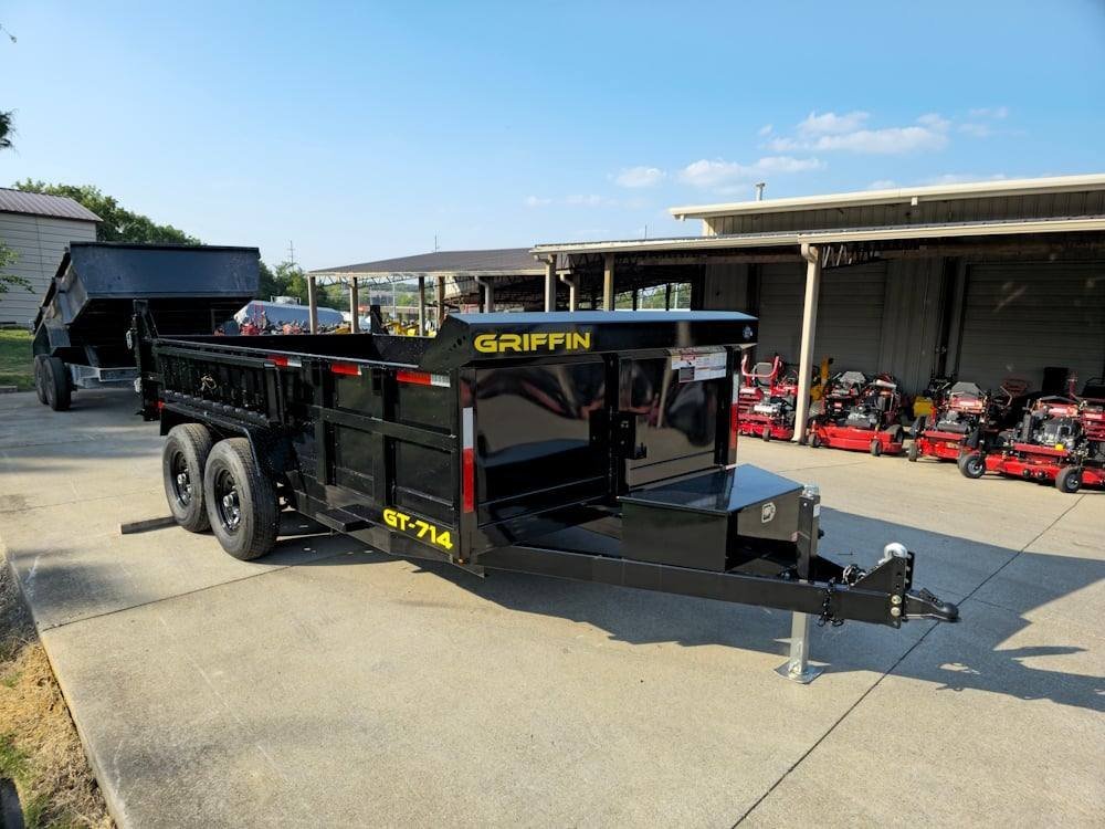 7′ X 14′ 2ft Sides Hydraulic Dump Trailer 7,000lb Axles 14K GVWR - Image 10