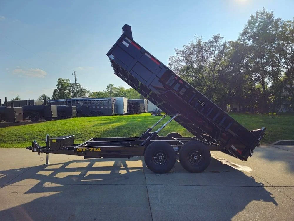 7′ X 14′ 2ft Sides Hydraulic Dump Trailer 7,000lb Axles 14K GVWR - Image 17