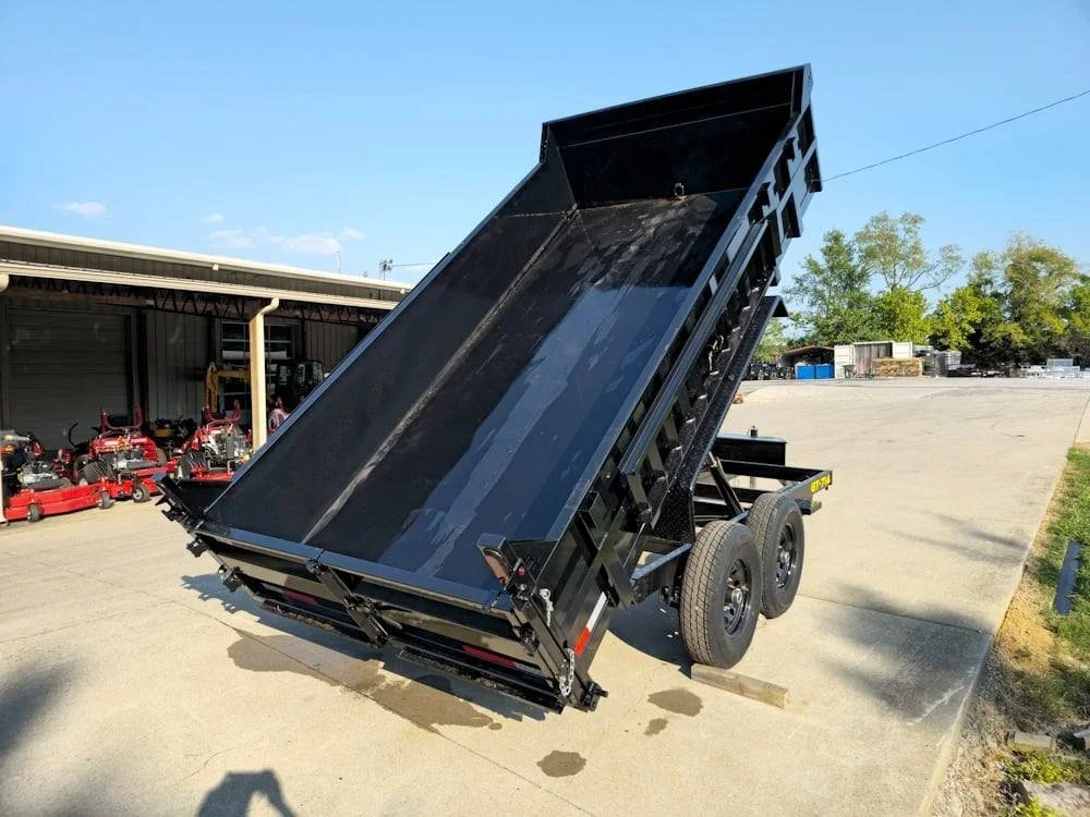 7′ X 14′ 2ft Sides Hydraulic Dump Trailer 7,000lb Axles 14K GVWR - Image 20