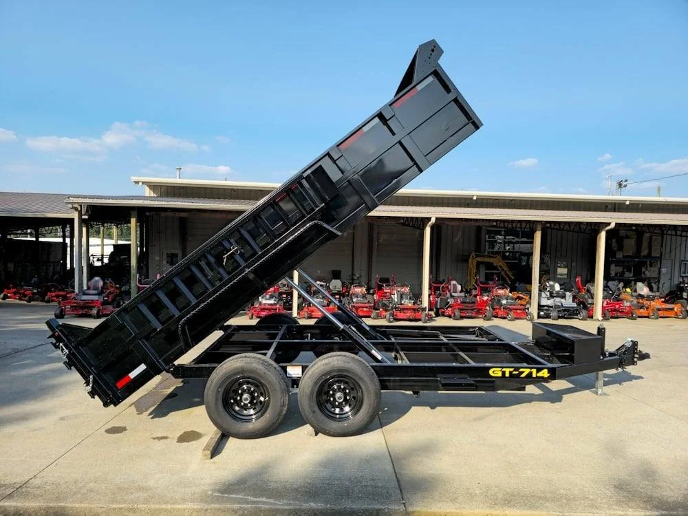 7′ X 14′ 2ft Sides Hydraulic Dump Trailer 7,000lb Axles 14K GVWR - Image 21