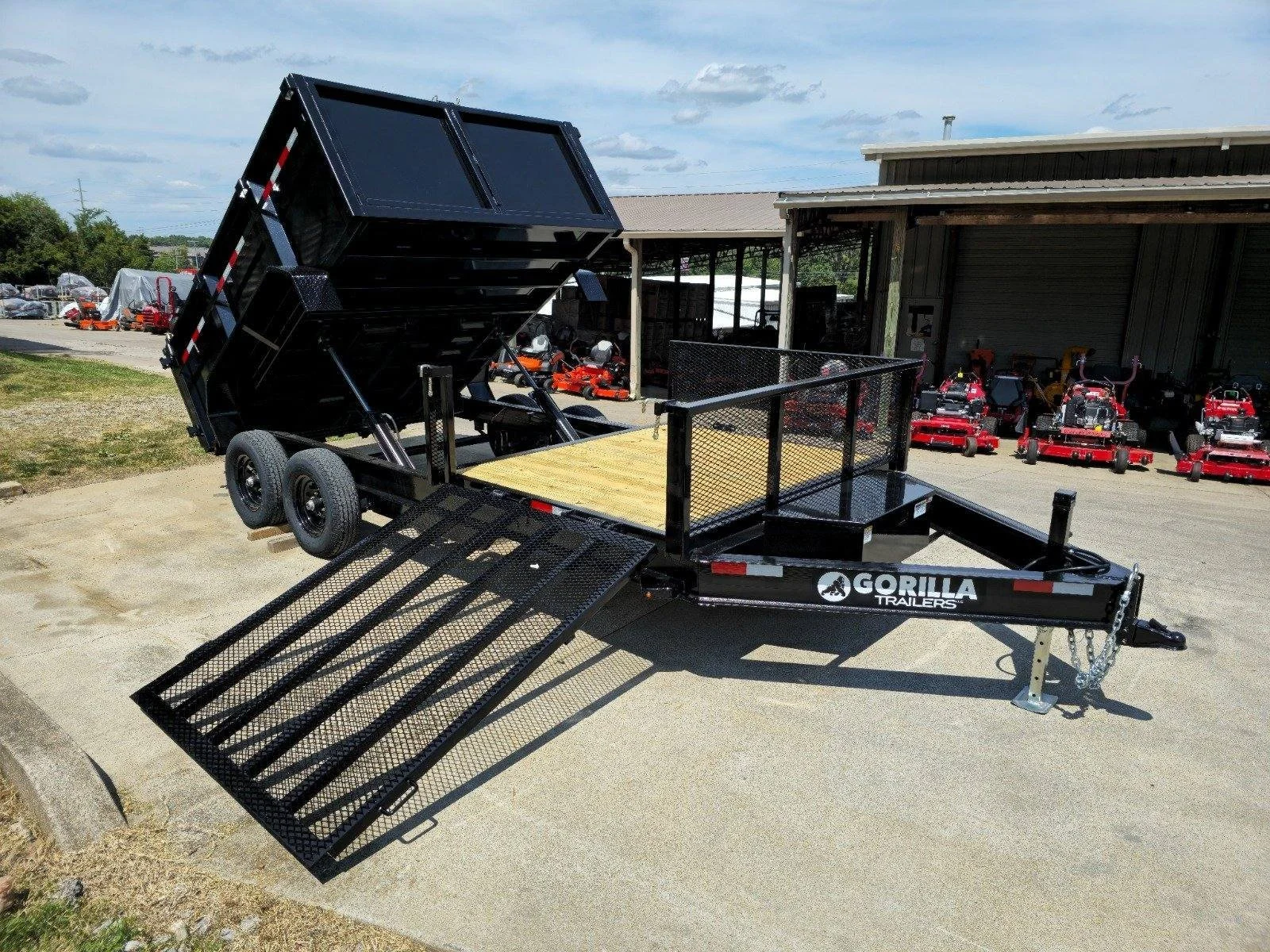 7×16 IBeam Hybrid Hydraulic Dump Trailer with 3ft Sides (2) 6K Axles - Image 23