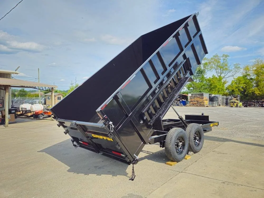 7×14 Hydraulic Dump Trailer with 4ft Sides (2) 7K Axles 50 - Image 16