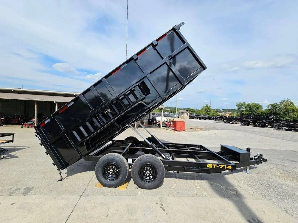 7×14 Hydraulic Dump Trailer with 4ft Sides (2) 7K Axles 50 - Image 17