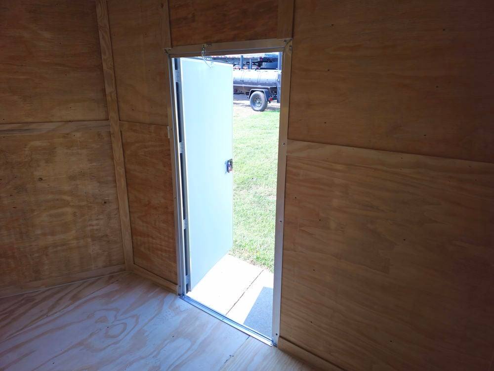 7' X 16' White Vnose Enclosed Trailer (2) 3,500lb Axles 7ft With Splash Guards - Image 11
