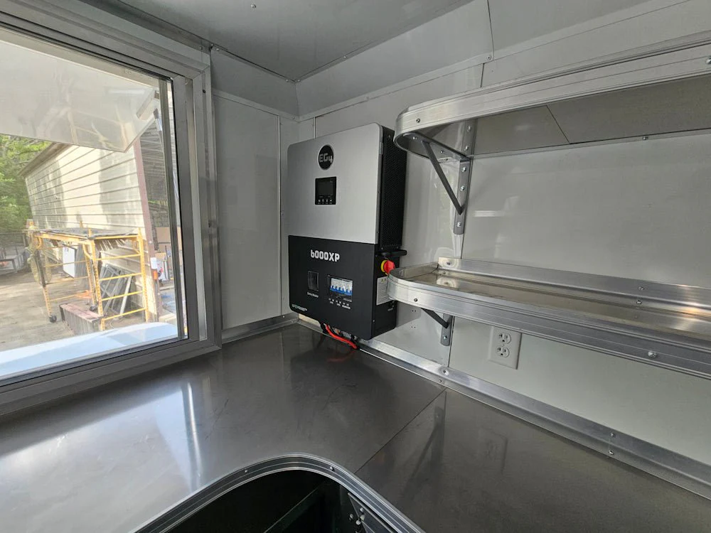 7' X 16' White Concession Trailer Beverage Event Catering - Image 4