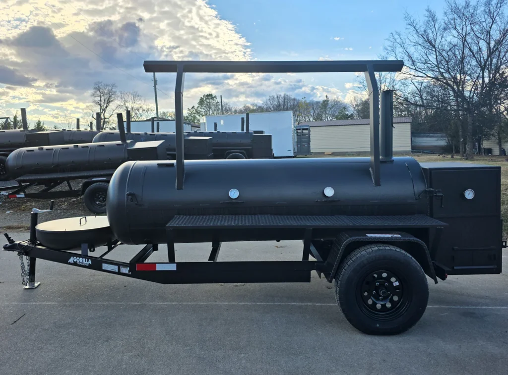 330 Charkettle Smoker Single Door with CounterWeight and Double Racks