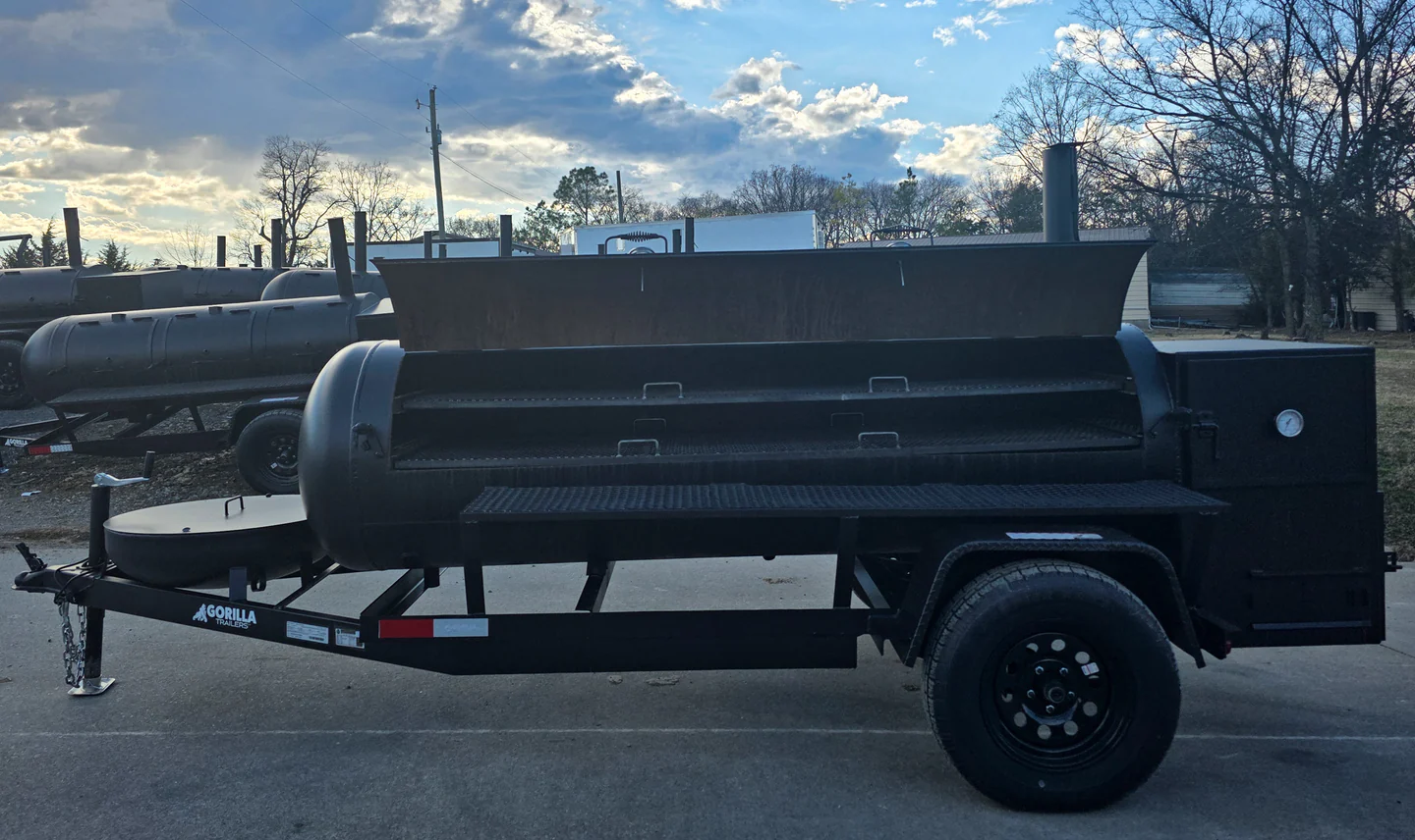 330 Charkettle Smoker Single Door with CounterWeight and Double Racks - Image 11