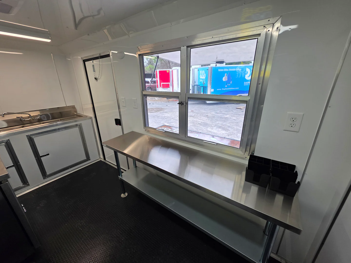 7' X 12' Coffee Theme Concession Food Trailer Fully Loaded Turnkey With Appliances - Image 7