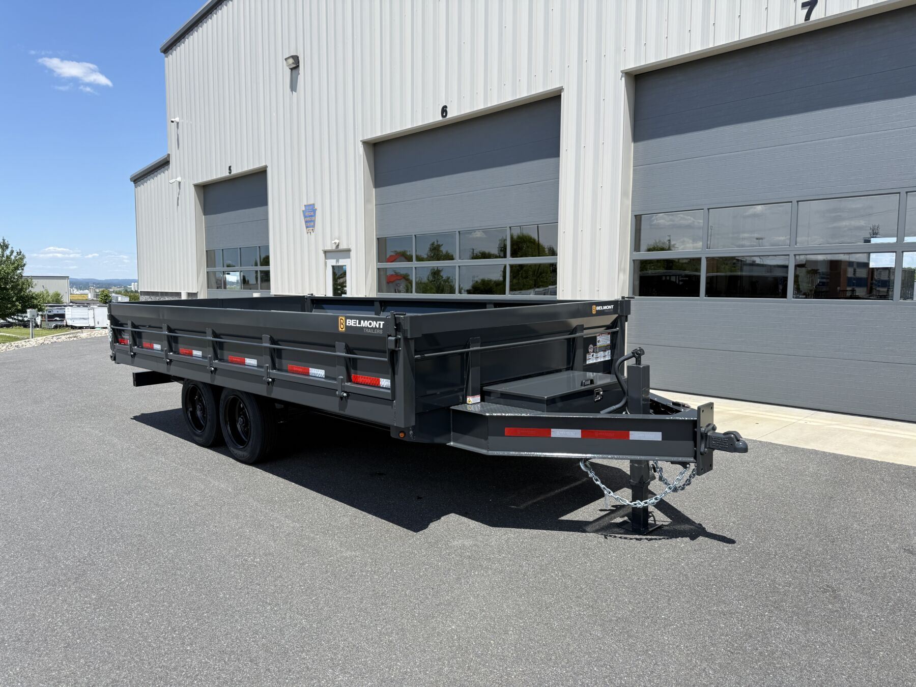 8′ x 16′ 16K Belmont Dump Trailer DT816DO-16K - Image 2