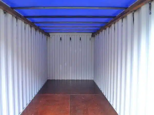 0ft High Cube Open Top Container | Removable Roof Tarpaulin for Oversized Cargo - Image 2