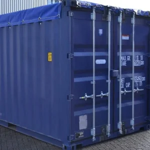 0ft High Cube Open Top Container | Removable Roof Tarpaulin for Oversized Cargo