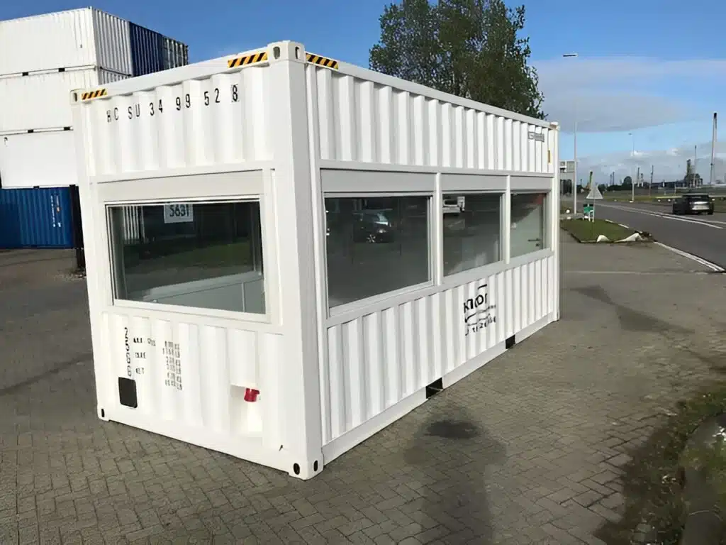 20ft High Cube Fixed Glazing Observation Container | Glass Office & Accommodation Unit - Image 2