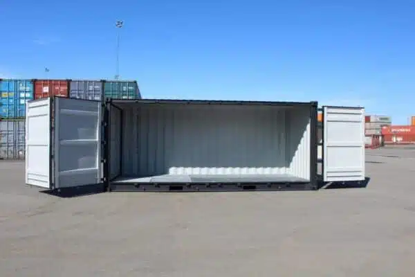 20ft High Cube Side Opening Hazardous Waste Storage Container | One Trip 9ft 6in Container USA Delivery - Image 2