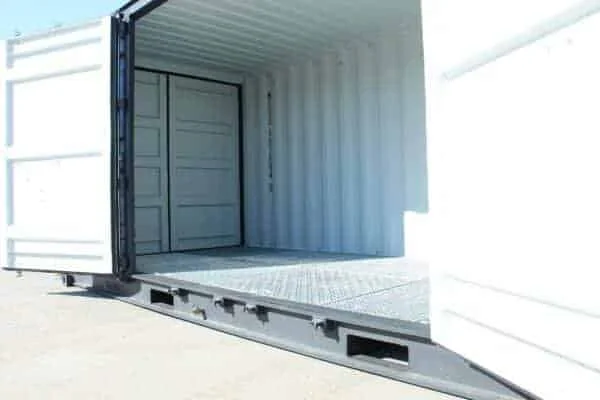 20ft High Cube Side Opening Hazardous Waste Storage Container | One Trip 9ft 6in Container USA Delivery - Image 3