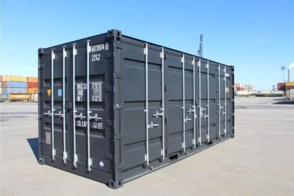 20ft High Cube Side Opening Hazardous Waste Storage Container | One Trip 9ft 6in Container USA Delivery